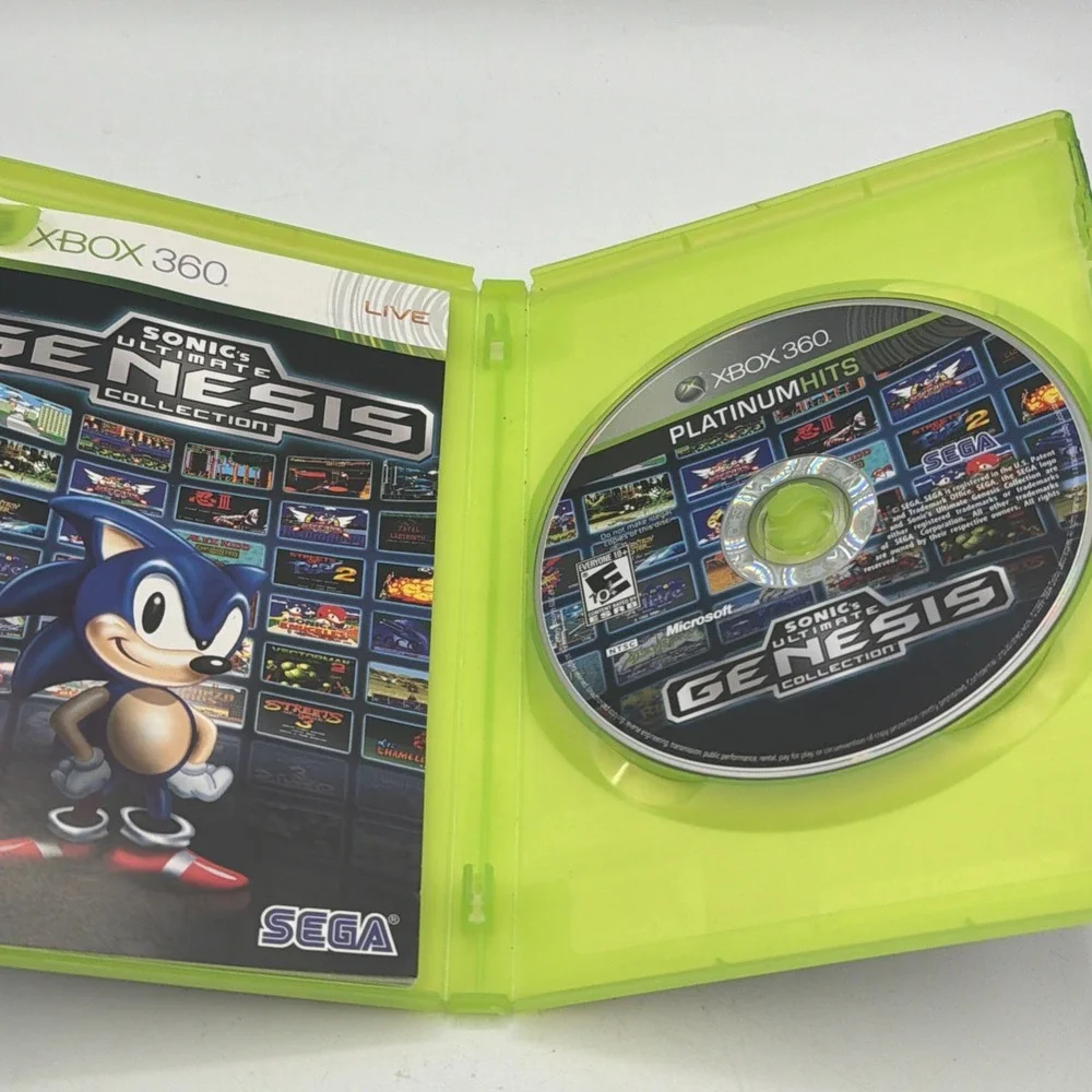 Sonic's Ultimate Genesis Collection Xbox 360 Platinum Hits SEGA 2009 68034
